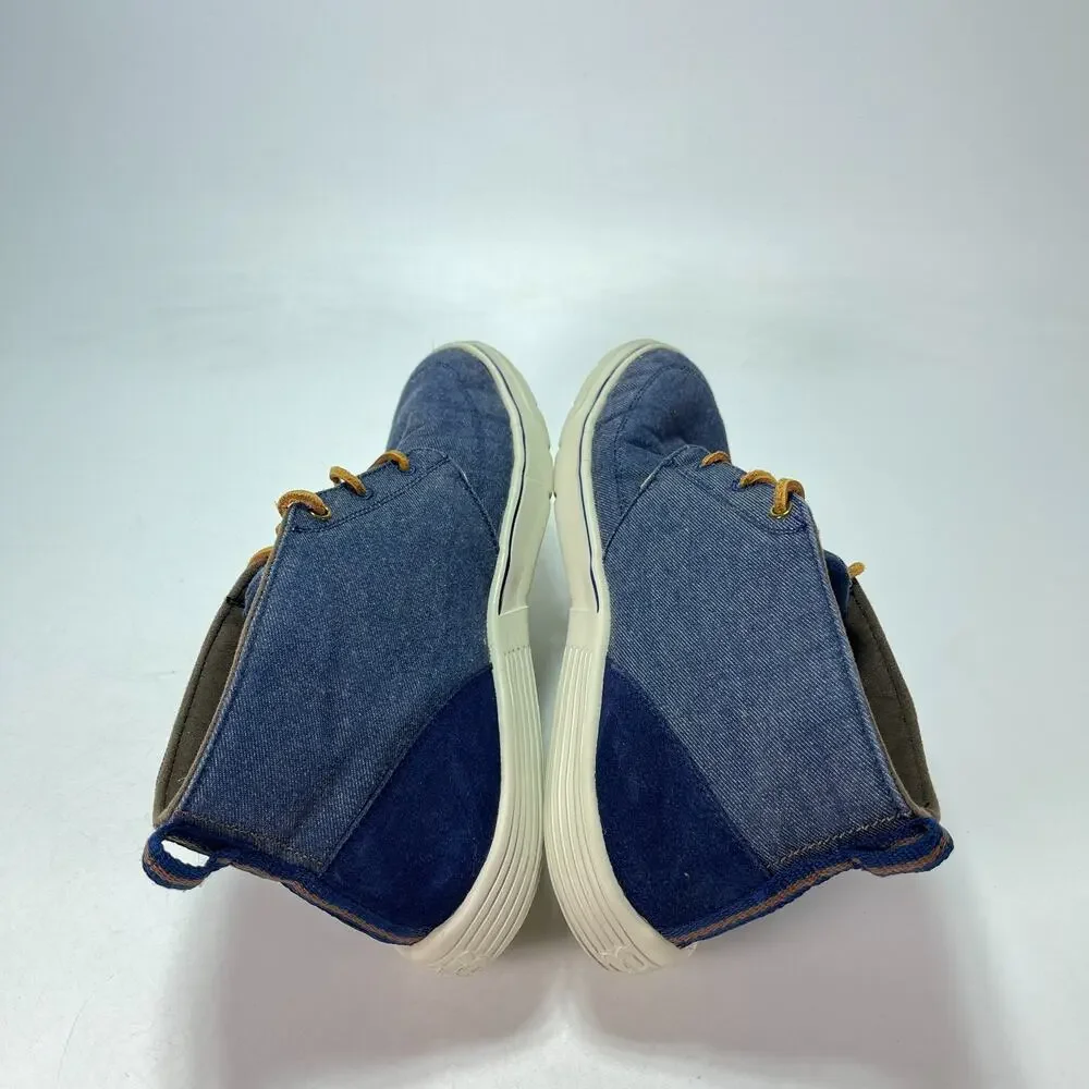 Under Armour Street Encounter Mid Denim Chukka Sneakers 1287194-410 Men's Sz 10